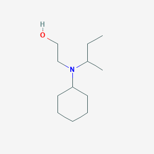 molecular formula C12H25NO B2575626 Ethanol, 2-[cyclohexyl(1-methylpropyl)amino]- CAS No. 83918-28-9