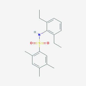 molecular formula C19H25NO2S B2575876 N-(2,6-diethylphenyl)-2,4,5-trimethylbenzene-1-sulfonamide CAS No. 2361821-44-3