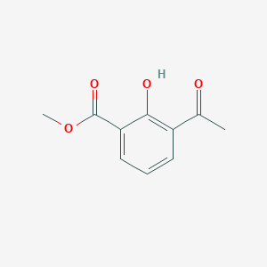 molecular formula C10H10O4 B2576043 Methyl 3-acetyl-2-hydroxybenzoate CAS No. 77527-00-5