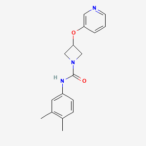 N-(3,4-dimethylphenyl)-3-(pyridin-3-yloxy)azetidine-1-carboxamide