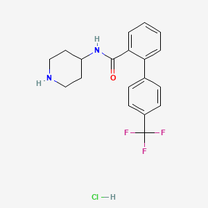 N-(Piperidin-4-yl)-4'-(trifluoromethyl)biphenyl-2-carboxamide hydrochloride