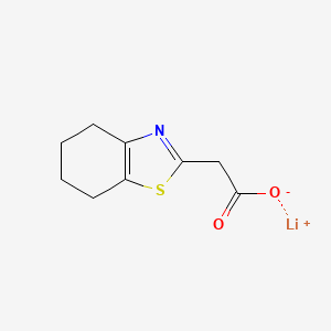 molecular formula C9H10LiNO2S B2576151 Lithium;2-(4,5,6,7-tetrahydro-1,3-benzothiazol-2-yl)acetate CAS No. 2490430-06-1