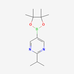 2-Isopropyl-5-(4,4,5,5-tetramethyl-1,3,2-dioxaborolan-2-yl)pyrimidine