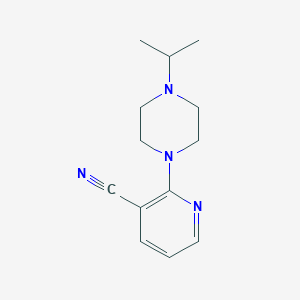 2-(4-Isopropylpiperazino)-3-pyridyl cyanide