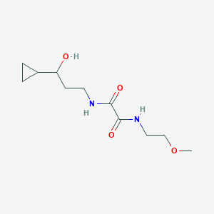 N1-(3-cyclopropyl-3-hydroxypropyl)-N2-(2-methoxyethyl)oxalamide