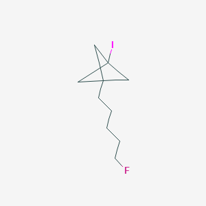 molecular formula C10H16FI B2576367 1-(5-Fluoropentyl)-3-iodobicyclo[1.1.1]pentane CAS No. 2287283-89-8