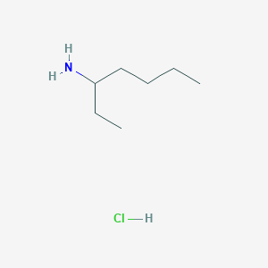 molecular formula C7H18ClN B2576485 Heptan-3-amine hydrochloride CAS No. 100911-65-7