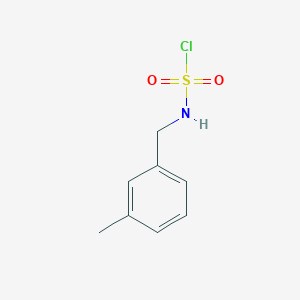 molecular formula C8H10ClNO2S B2576562 N-[(3-methylphenyl)methyl]sulfamoyl chloride CAS No. 2228661-96-7