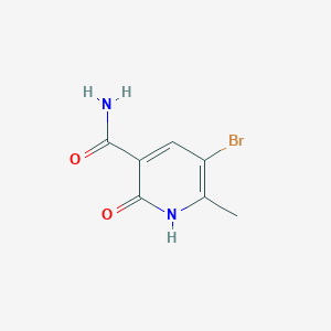 5-Bromo-6-methyl-2-oxo-1,2-dihydropyridine-3-carboxamide