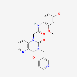 N-(2,4-dimethoxyphenyl)-2-(2,4-dioxo-3-(pyridin-3-ylmethyl)-3,4-dihydropyrido[3,2-d]pyrimidin-1(2H)-yl)acetamide