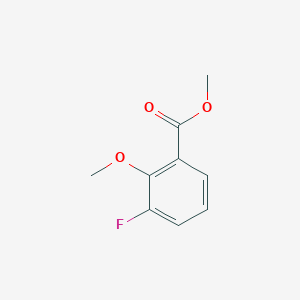 molecular formula C9H9FO3 B025766 Methyl 3-fluoro-2-methoxybenzoate CAS No. 106428-04-0