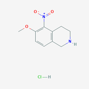 6-Methoxy-5-nitro-1,2,3,4-tetrahydroisoquinoline hydrochloride
