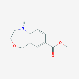 molecular formula C11H13NO3 B2576654 Methyl 1,2,3,5-tetrahydro-4,1-benzoxazepine-7-carboxylate CAS No. 2193067-61-5
