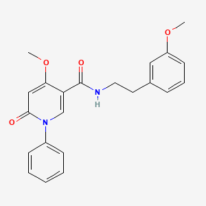 4-methoxy-N-(3-methoxyphenethyl)-6-oxo-1-phenyl-1,6-dihydropyridine-3-carboxamide
