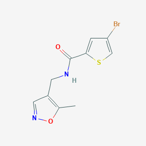 4-bromo-N-((5-methylisoxazol-4-yl)methyl)thiophene-2-carboxamide