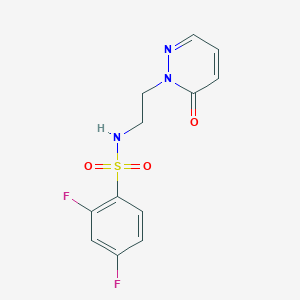2,4-difluoro-N-(2-(6-oxopyridazin-1(6H)-yl)ethyl)benzenesulfonamide