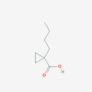 molecular formula C8H14O2 B2576669 1-Butylcyclopropane-1-carboxylic acid CAS No. 2790-01-4