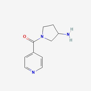 1-(Pyridine-4-carbonyl)pyrrolidin-3-amine