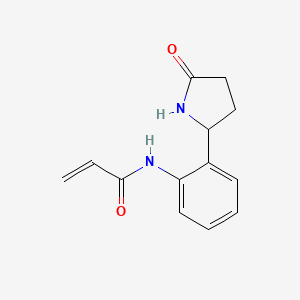 N-[2-(5-Oxopyrrolidin-2-yl)phenyl]prop-2-enamide