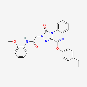 2-[4-(4-ethylphenoxy)-1-oxo[1,2,4]triazolo[4,3-a]quinoxalin-2(1H)-yl]-N-(2-methoxyphenyl)acetamide