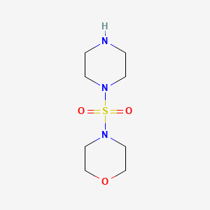 molecular formula C8H17N3O3S B2576755 4-(Piperazine-1-sulfonyl)-morpholine CAS No. 5625-93-4