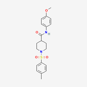 N-(4-methoxyphenyl)-1-[(4-methylphenyl)sulfonyl]-4-piperidinecarboxamide
