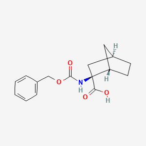 (1S,2S,4R)-2-(Phenylmethoxycarbonylamino)bicyclo[2.2.1]heptane-2-carboxylic acid