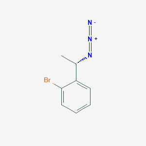 molecular formula C8H8BrN3 B2576810 (S)-1-(1-Azidoethyl)-2-bromobenzene CAS No. 943779-19-9