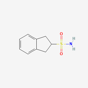 molecular formula C9H11NO2S B2576818 2,3-dihydro-1H-indene-2-sulfonamide CAS No. 1251381-40-4