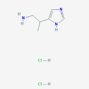 molecular formula C6H13Cl2N3 B2576827 beta-Methylhistamine dihydrochloride CAS No. 24160-35-8