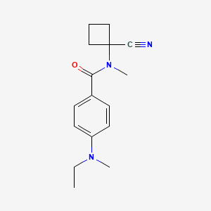 N-(1-cyanocyclobutyl)-4-[ethyl(methyl)amino]-N-methylbenzamide