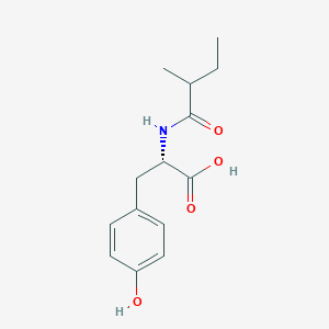 (2S)-3-(4-Hydroxyphenyl)-2-(2-methylbutanoylamino)propanoic acid