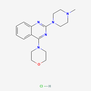 4-(2-(4-Methylpiperazin-1-yl)quinazolin-4-yl)morpholine hydrochloride