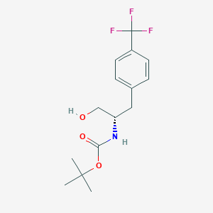 tert-Butyl (S)-(1-hydroxy-3-(4-(trifluoromethyl)phenyl)propan-2-yl)carbamate