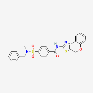 4-(N-benzyl-N-methylsulfamoyl)-N-(4H-chromeno[4,3-d]thiazol-2-yl)benzamide