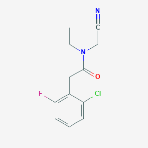 2-(2-chloro-6-fluorophenyl)-N-(cyanomethyl)-N-ethylacetamide