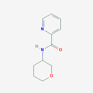 molecular formula C11H14N2O2 B2576900 N-(oxan-3-yl)pyridine-2-carboxamide CAS No. 2097859-54-4
