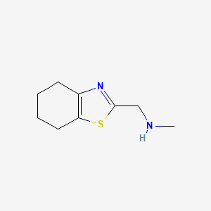 molecular formula C9H14N2S B2576902 N-methyl-1-(4,5,6,7-tetrahydro-1,3-benzothiazol-2-yl)methanamine CAS No. 643726-03-8