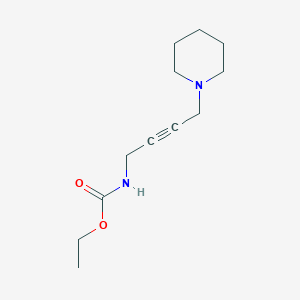 ethyl N-[4-(piperidin-1-yl)but-2-yn-1-yl]carbamate
