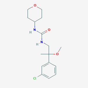 1-(2-(3-chlorophenyl)-2-methoxypropyl)-3-(tetrahydro-2H-pyran-4-yl)urea