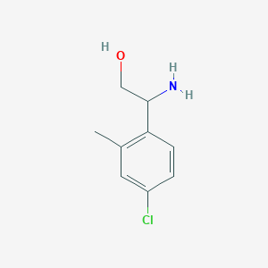 2-Amino-2-(4-chloro-2-methylphenyl)ethanol