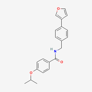 B2576980 N-(4-(furan-3-yl)benzyl)-4-isopropoxybenzamide CAS No. 2034454-86-7