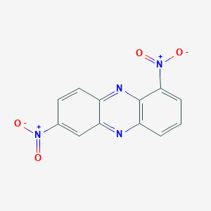 molecular formula C12H6N4O4 B025770 1,7-Dinitrophenazine CAS No. 105836-99-5