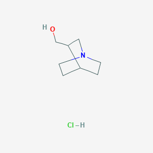 molecular formula C8H16ClNO B2577017 3-Hydroxymethylquinuclidine CAS No. 5176-22-7