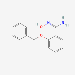 molecular formula C14H14N2O2 B2577057 2-(Benzyloxy)-N'-hydroxybenzimidamide CAS No. 936497-77-7