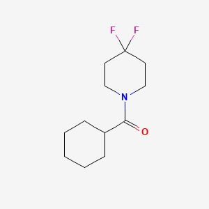 molecular formula C12H19F2NO B2577142 Cyclohexyl(4,4-difluoropiperidin-1-yl)methanone CAS No. 2034512-07-5