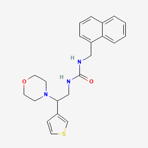 1-(2-Morpholino-2-(thiophen-3-yl)ethyl)-3-(naphthalen-1-ylmethyl)urea