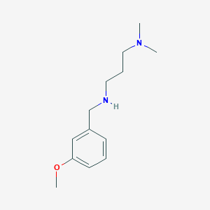 molecular formula C13H22N2O B2577261 N'-(3-methoxybenzyl)-N,N-dimethylpropane-1,3-diamine CAS No. 893613-31-5