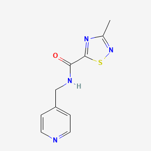 3-methyl-N-(pyridin-4-ylmethyl)-1,2,4-thiadiazole-5-carboxamide