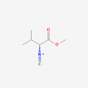 molecular formula C7H11NO2 B2577284 Methyl (2R)-2-isocyano-3-methylbutanoate CAS No. 848737-47-3
